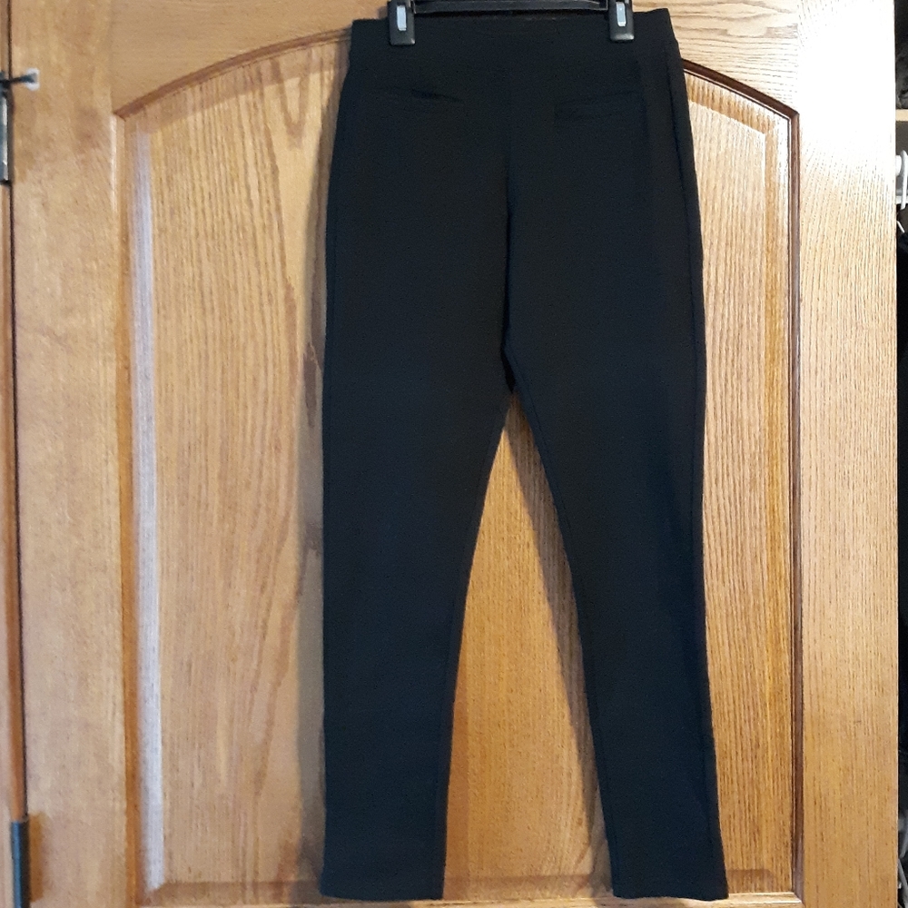 Girls Black Slacks/Leggings